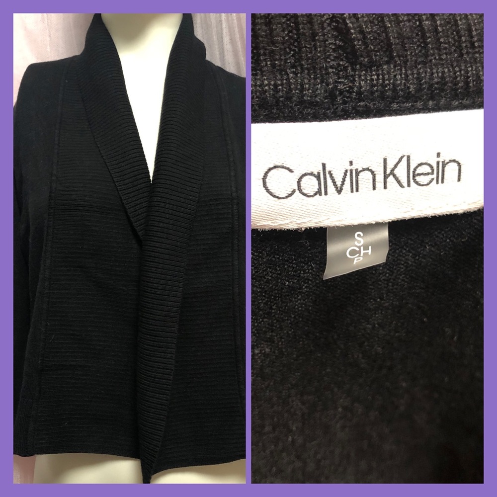 Black Calvin Klein cardigan